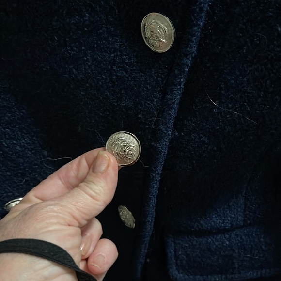 NWT Pink Martini wool blend military jacket - Picture 6 of 10